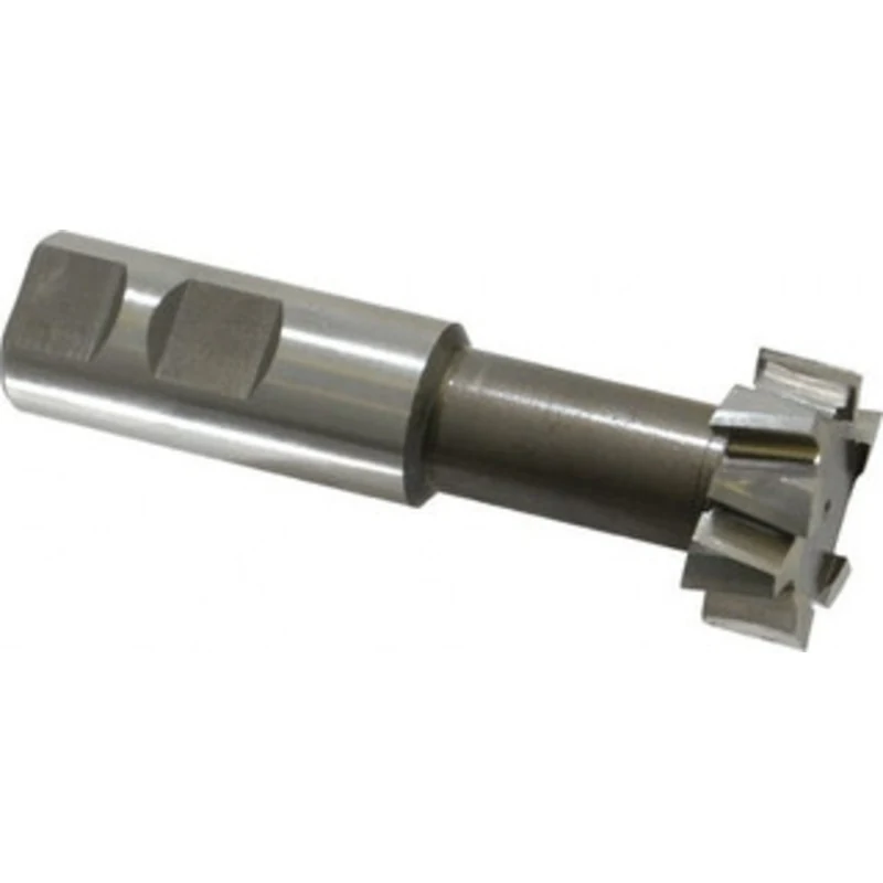 Value Collection 1-15/32 Diam, 5/8 Wide, Cobalt T-Slot Cutter 25/32 Neck Diam, 1-1/2 Neck Length, 1 Shank Diam, 4-7/1...